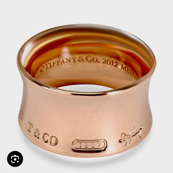 Tiffany & Co. Rubedo 1837 Wide Band Ring, Size 5.75 - Picture 13 of 14